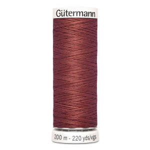 Gütermann Sew-all thread 200m 461 brown bordeaux