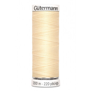 Gütermann Sew-all thread 200m 610 light yellow