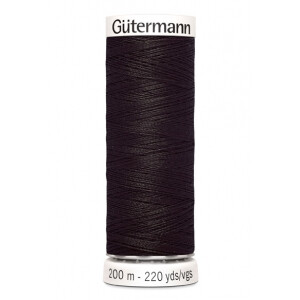 Gütermann Sew-all thread 200m 682 extra dark brown