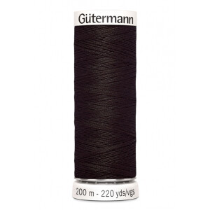 Gütermann Sew-all thread 200m 697 deep dark brown