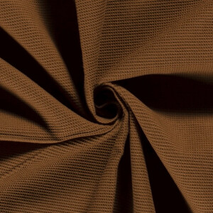 waffle fabric coarse brown