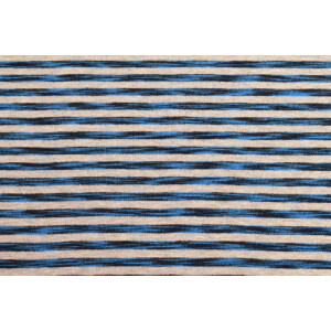 50x70 cm cuffs striped 5mm marl light grey/marl neon blue