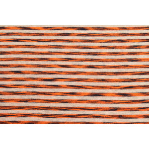 50x70 cm cuffs striped 5mm marl light grey/marl neon orange