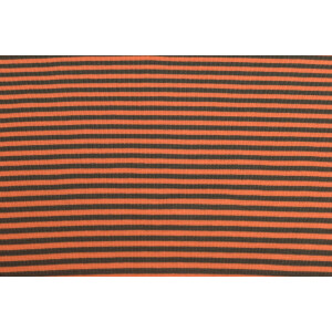 50x70 cm Cuffs striped 4mm taupe/orange