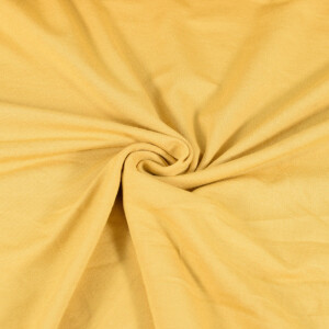 viscose jersey solid oker yellow
