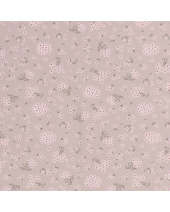 50x150cm cotton jersey flowers old pink