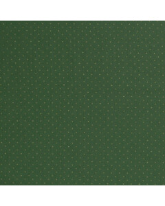 50x145 cm Cotton christmas dots green/gold