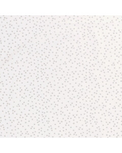 50x145 cm Cotton christmas dots offwhite/silver
