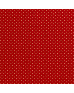 50x145 cm Cotton christmas stars red/gold