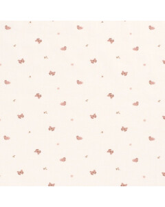 Cotton Jersey butterflies offwhite