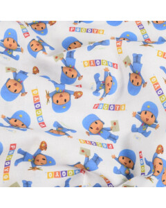 cotton poplin Pocyo weiß