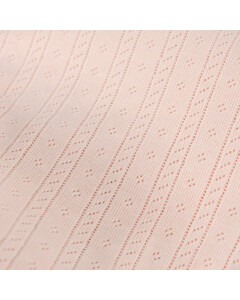 ajour striped light pink