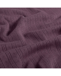ajour striped mauve