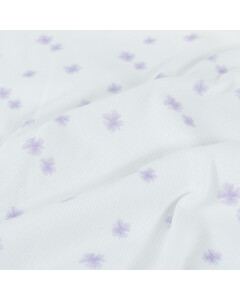 rib jersey digital print flowers offwhite