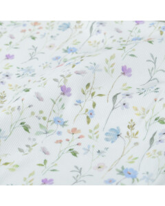 rib jersey digital print flowers offwhite