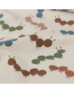 terry crepe caterpillars beige