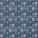 Cotton poplin printed batik petrol