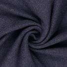 50x60cm cuffs ribbed 2x2 melange dark blue
