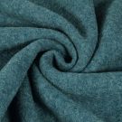Wool felt melange petrol