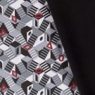 Softshell digital print abstract grey