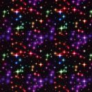 Polyester jersey stars multicolor/black