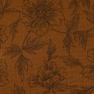 Cotton muslin flowers brown