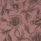 Cotton muslin flowers light mauve