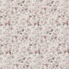 Cotton muslin digital printed flowers offwhite
