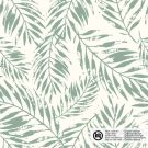 Cotton poplin leaves offwhite