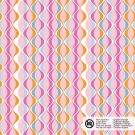 Cotton poplin waves light pink