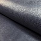 Faux suede leather foiled navy