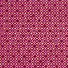 Cotton christmas abstract magenta/gold