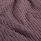 Rib jacquard solid mauve