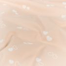 Cotton jersey hearts light pink