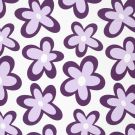 Cotton jersey flowers offwhite