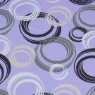 Cotton jersey abstract circles lilac