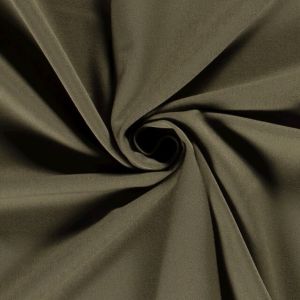 Bi-stretch gabardine olive green