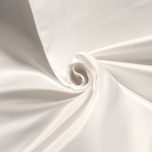 Satin duchesse solid offwhite