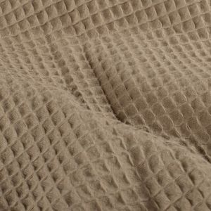 Waffle fabric coarse camel