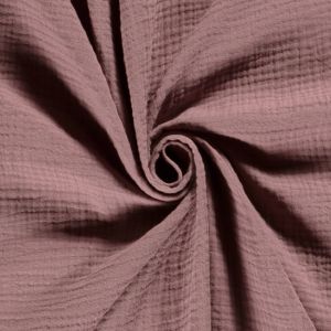 Cotton muslin solid mauve