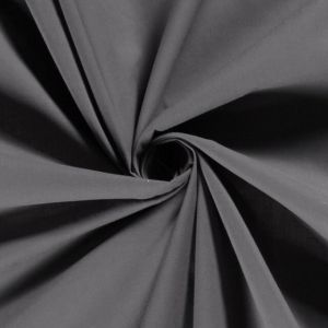 Cotton voile solid dark grey