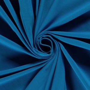 Cotton jersey solid aqua