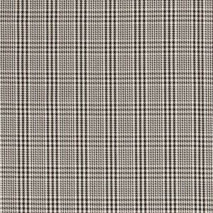 Gabardine tartan black/white
