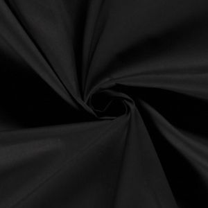 Cotton poplin solid black