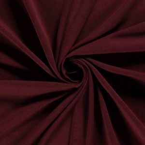Bamboo jersey solid bordeaux