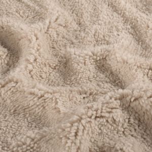 Sherpa fleece solid beige