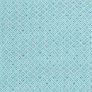 Cotton poplin flower pattern mint