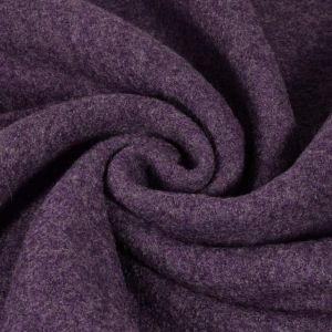 Wool felt melange purple