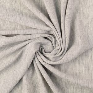 Linen look fabric solid grey