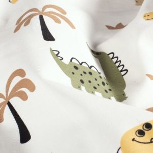 Cotton jersey dinos offwhite
